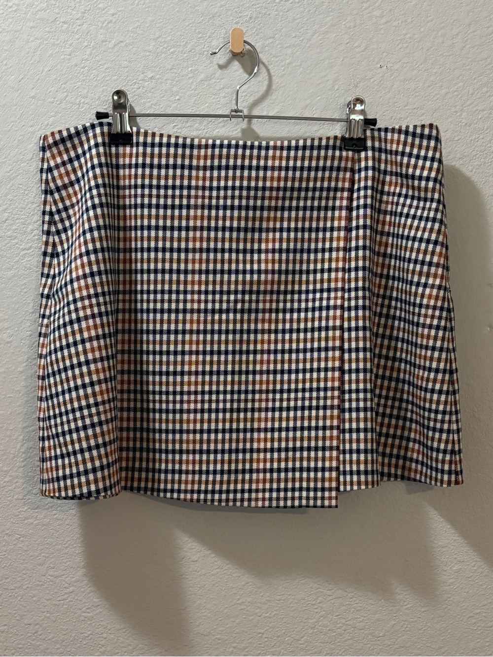 Gianni Bini Plaid Mini Skirt Size 12 NWT